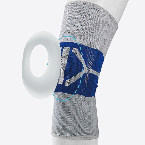 Crafted from premium polyester fiber, elastic fibers, and cotton, these knee pads offer soft, breathable comfort, edge pressure relief, and flexible expansion zones for prolonged wear.