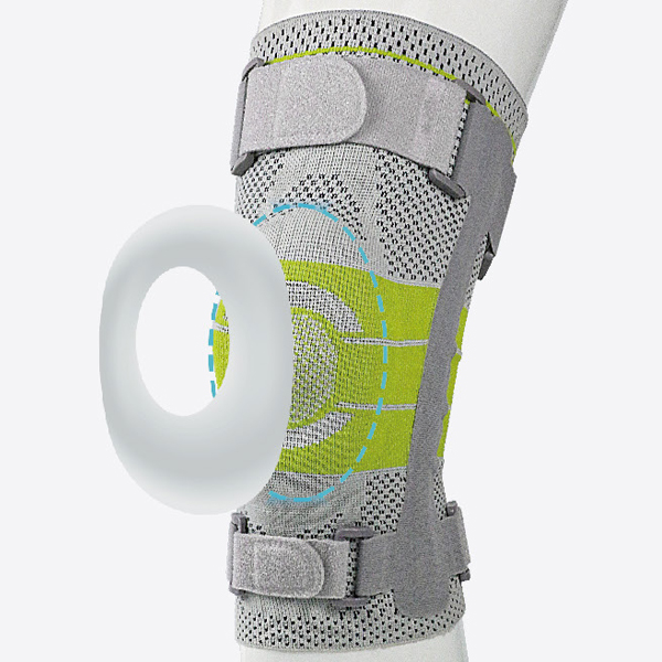 Crafted from non-toxic, breathable materials, this knee pad ensures long-lasting comfort during rehabilitation or sports activities. 