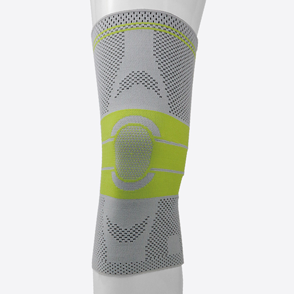 The Horizontal Knitted Sports Fitness Knee Pads provide precise gel pad compression to relieve knee pain and support joint stability during all types of athletic activities.