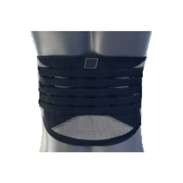 Made with breathable knitted fabric, this waist brace ensures airflow and comfort while delivering consistent spinal stability and fatigue relief.