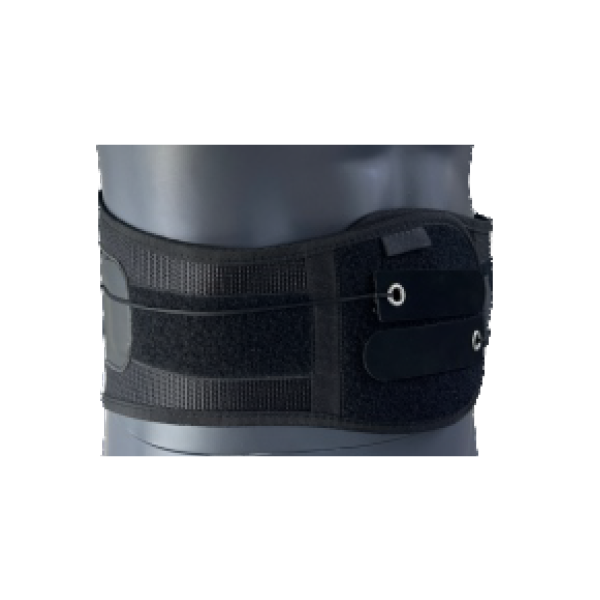 This ergonomic waist support helps stabilize the spine, relieve chronic back pain, and improve mobility while remaining discreet under clothing.