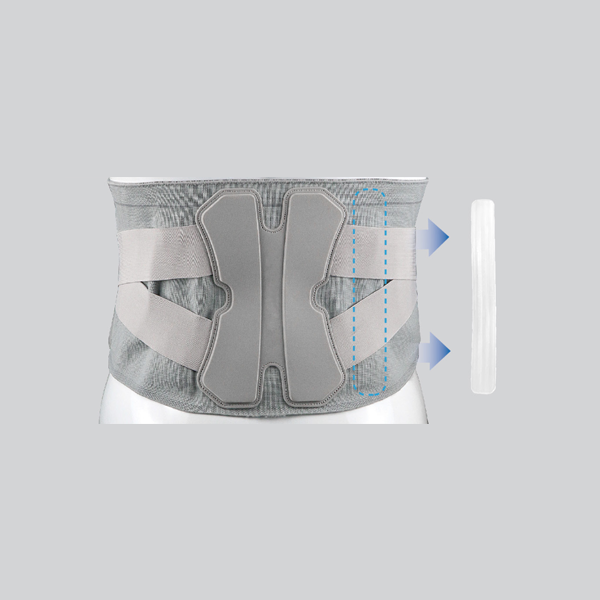 Crafted from breathable, soft fabric with a velvet inner lining, this waist support ensures comfort and stability while promoting spinal alignment and recovery from injuries.