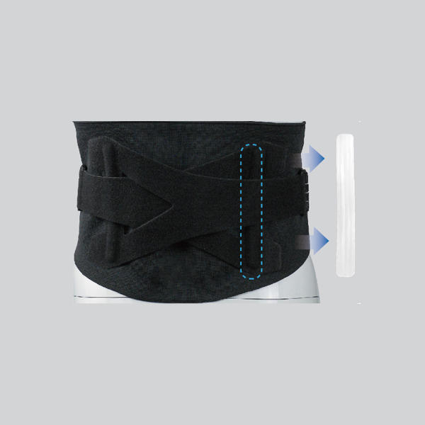 Designed with elastic flat knitting and wide Velcro, this waist brace offers customizable compression, supporting abdominal shaping and enhancing core stability.