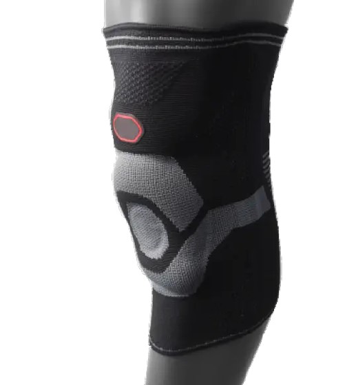 When the knee requires ample support, what should patients and clinicians consider