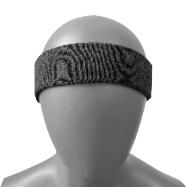 The Quick Dry Headband features breathable stretch fabric for a secure and comfortable fit during sports and daily wear.